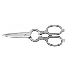 Multi-purpose serrated scissor